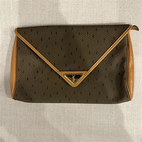 yves saint laurent clutch vintage|Pre.